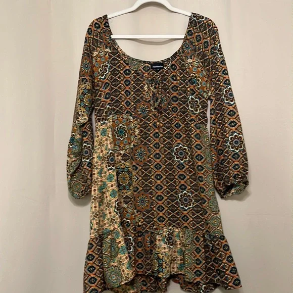 Fashion Fuse | Dresses | Fashion Fuse Flowy Boho Dress | Poshmark